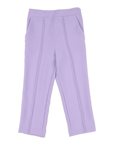 Elisabetta Franchi Babies'  Toddler Girl Pants Lilac Size 4 Polyester In Purple