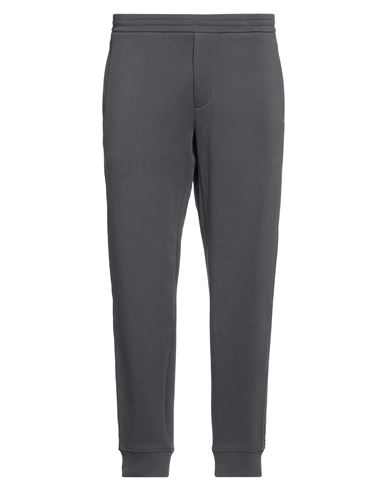 Emporio Armani Man Pants Lead Size Xxl Cotton, Polyester, Elastane, Polyamide In Grey
