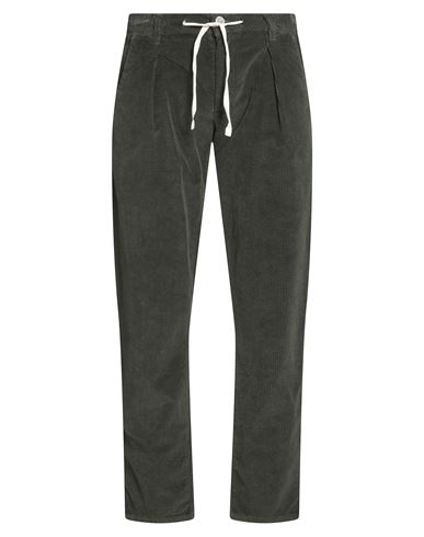 Jeckerson Man Pants Military Green Size 28 Cotton, Elastane In Green