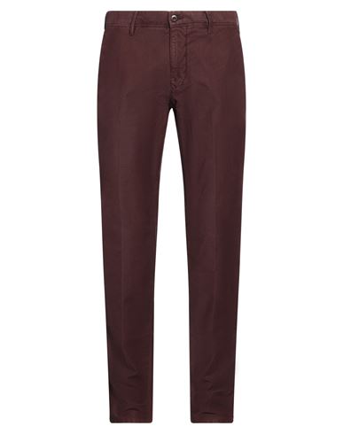 Incotex Man Pants Chocolate Brown Size 33 Cotton, Elastane In Brown