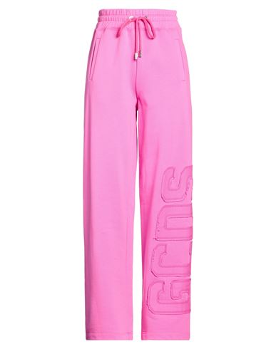 Gcds Woman Pants Fuchsia Size S Cotton In Pink