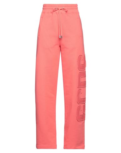 Gcds Woman Pants Salmon Pink Size Xs Cotton