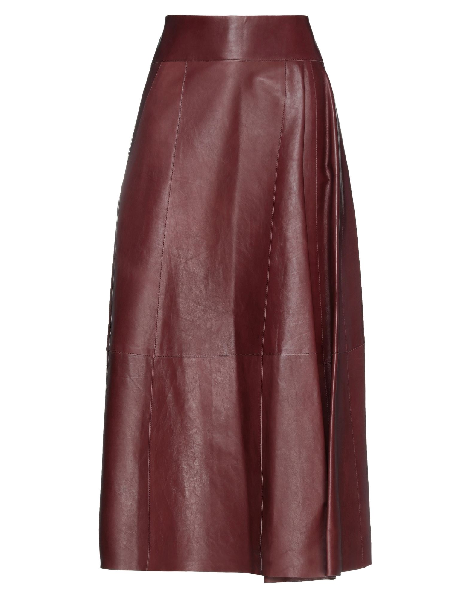 Bottega Veneta Midi Skirts In Maroon