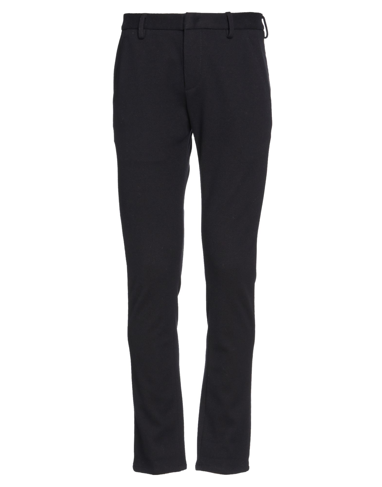 Dondup Man Pants Midnight Blue Size 38 Polyester, Viscose, Polyamide, Elastane In Black