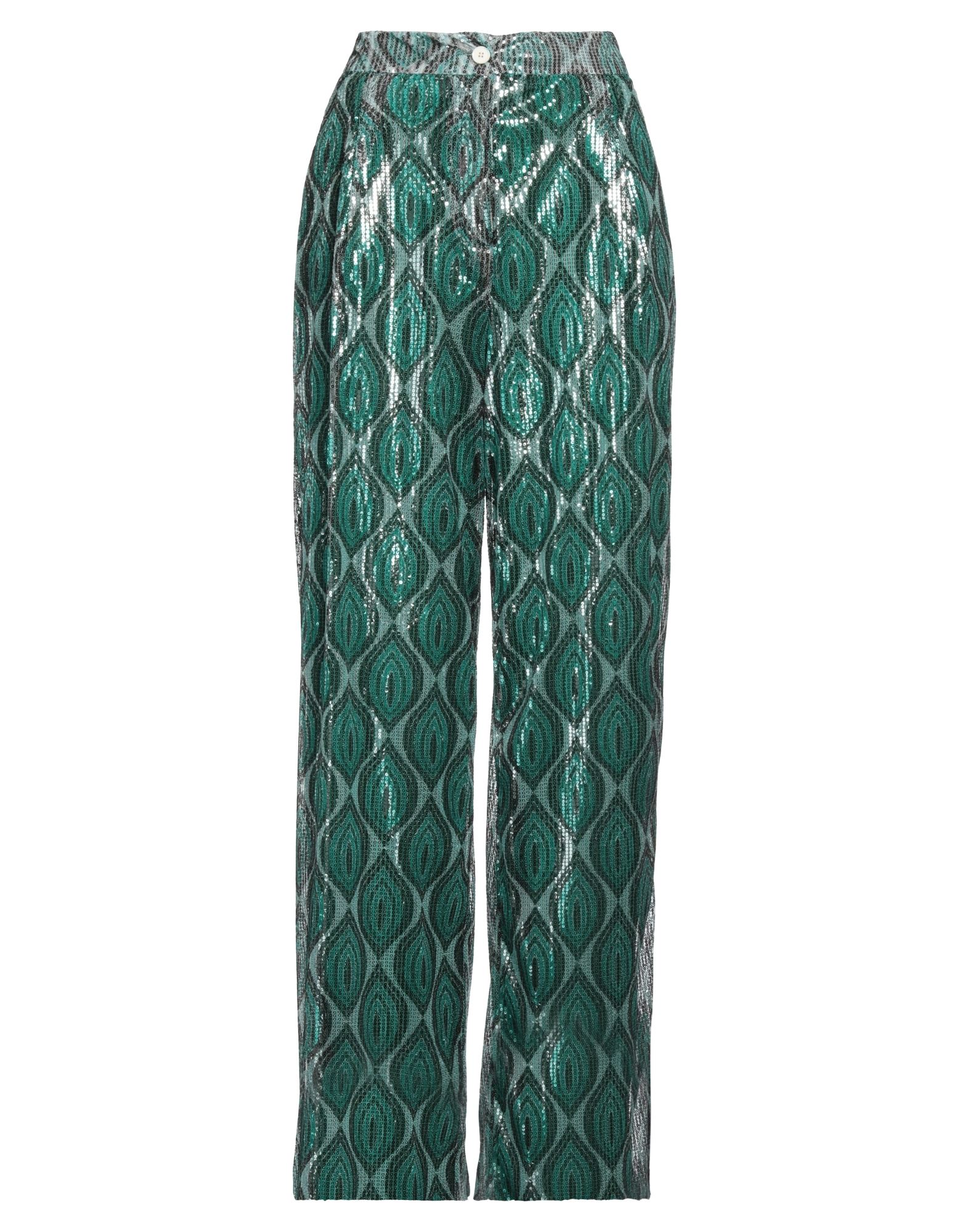 Vicolo Pants In Emerald Green