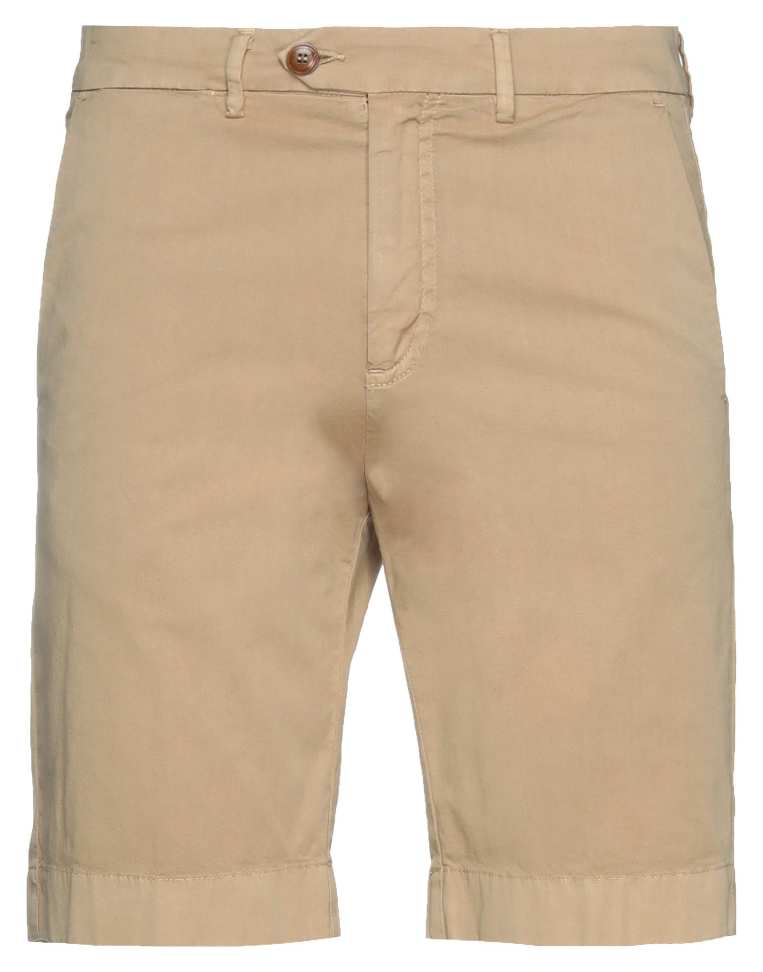 Seventy Sergio Tegon Man Shorts & Bermuda Shorts Khaki Size 30 Cotton, Elastane In Beige
