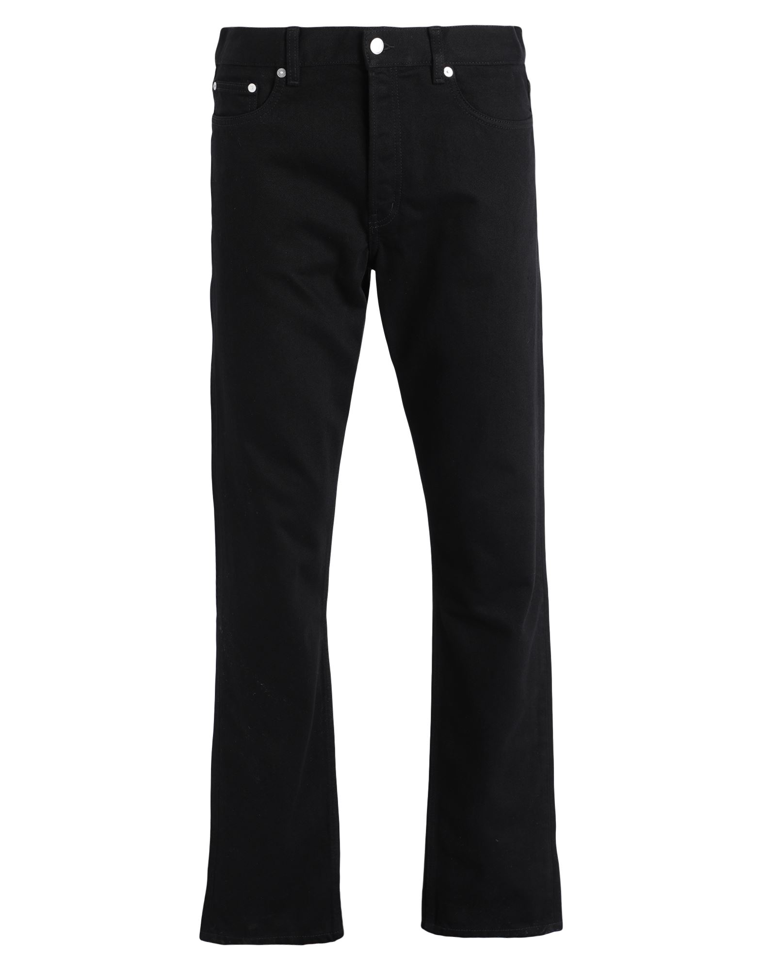 Shop Arket Man Jeans Black Size 31w-32l Organic Cotton, Recycled Cotton