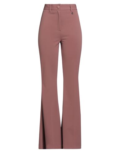 Dixie Woman Pants Antique Rose Size M Polyester, Elastane In Burgundy