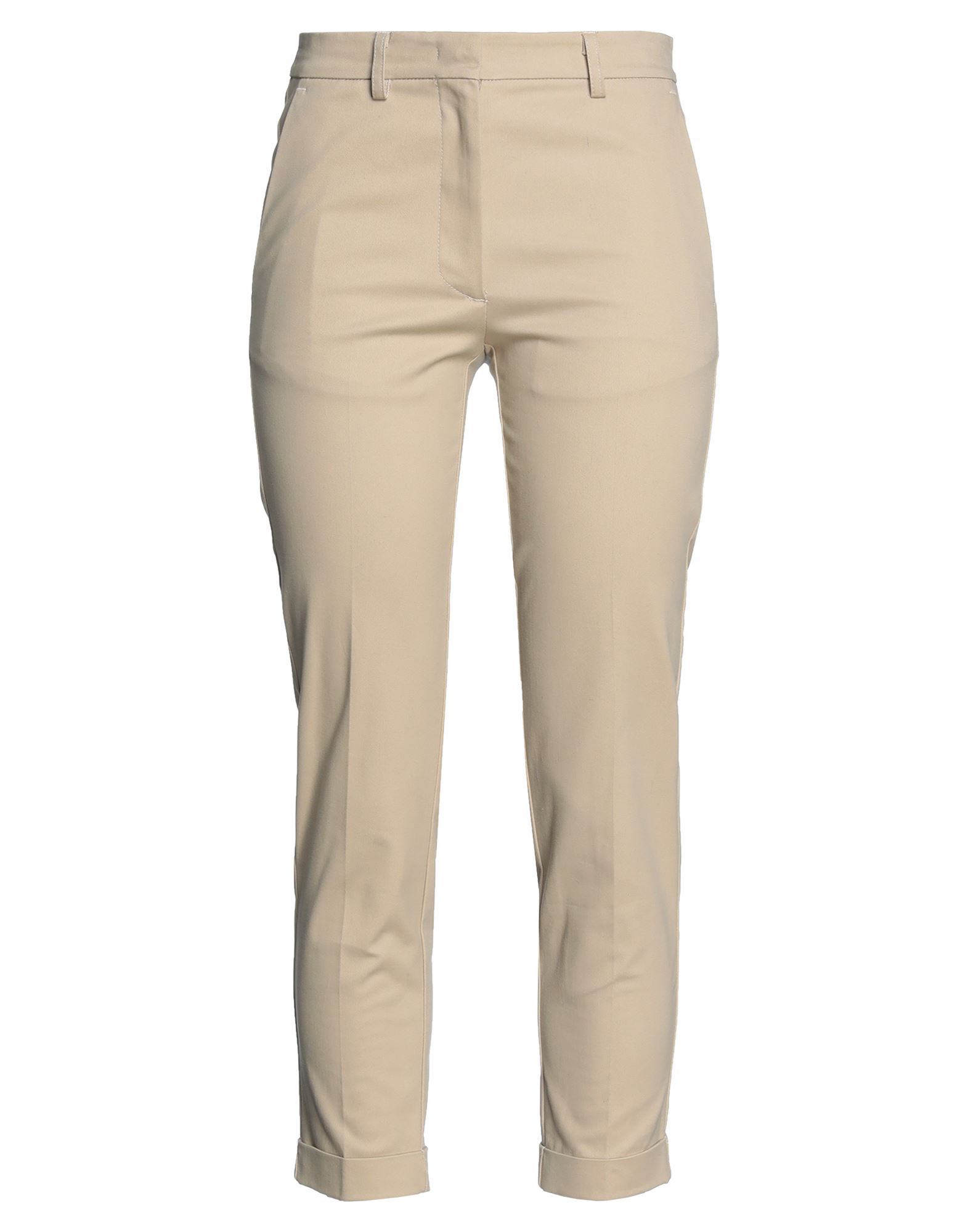 Mauro Grifoni Cropped Pants In Beige