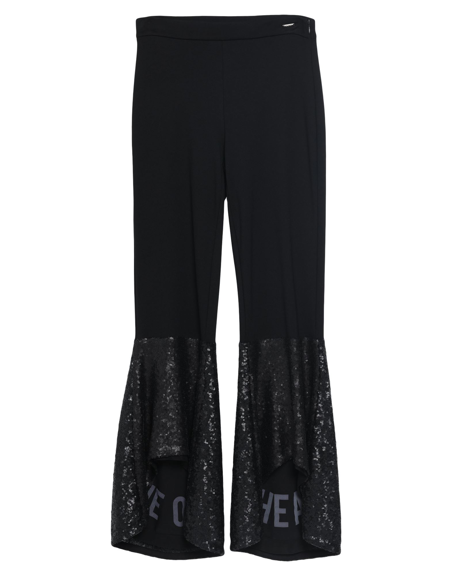 !M?ERFECT !M?ERFECT WOMAN PANTS BLACK SIZE S VISCOSE, POLYURETHANE, ELASTANE, POLYESTER