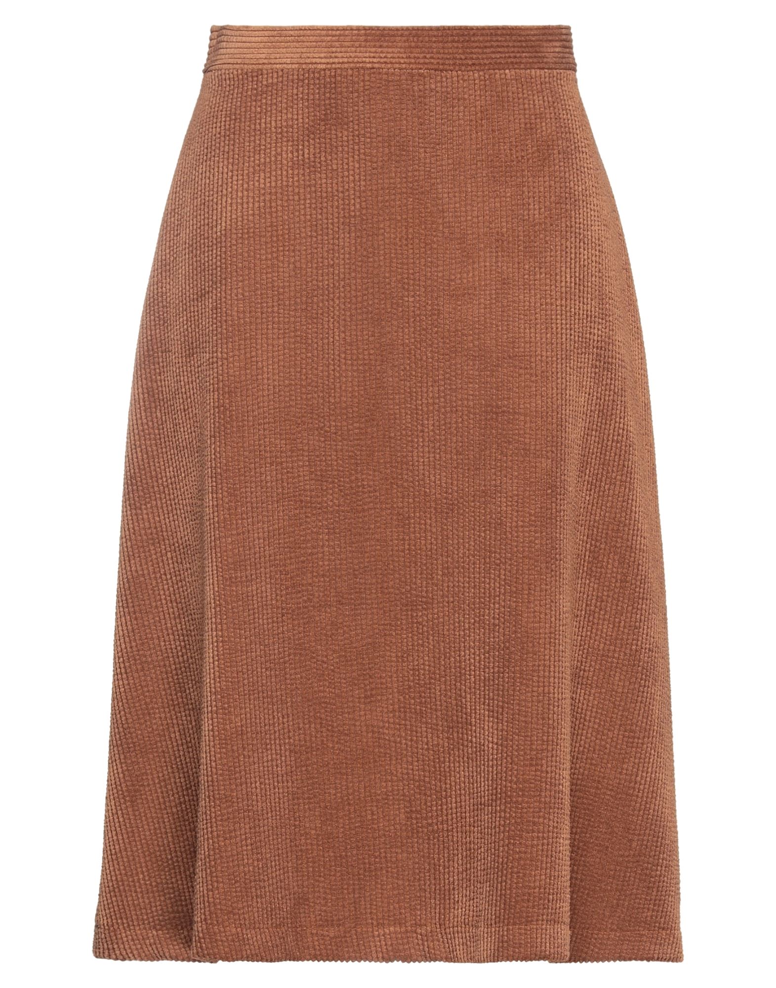 La Camicia Midi Skirts In Brown
