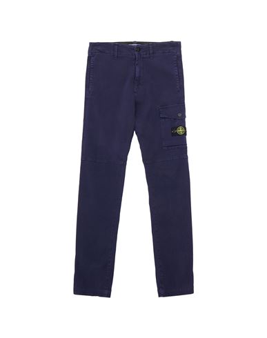 STONE ISLAND TEEN 30115  T.CO+OLD TROUSERS Man Royal Blue USD 272