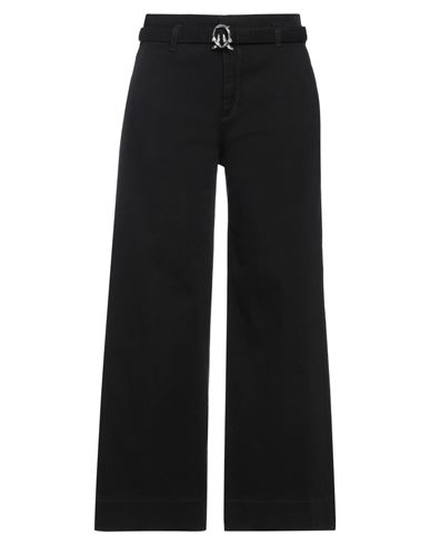 PINKO PINKO WOMAN DENIM PANTS BLACK SIZE 27 COTTON, ELASTANE