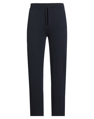 Alpha Studio Man Pants Midnight Blue Size 44 Geelong Wool In Black
