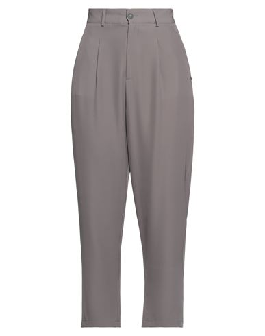 Ottod'ame Woman Pants Lead Size 10 Polyester, Elastane In Grey