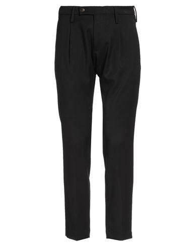 Gabardine Man Pants Black Size 40 Polyester, Viscose, Elastane