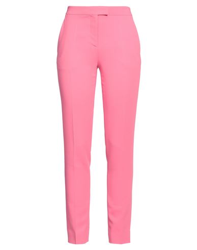 Moschino Woman Pants Fuchsia Size 12 Viscose, Elastane In Pink