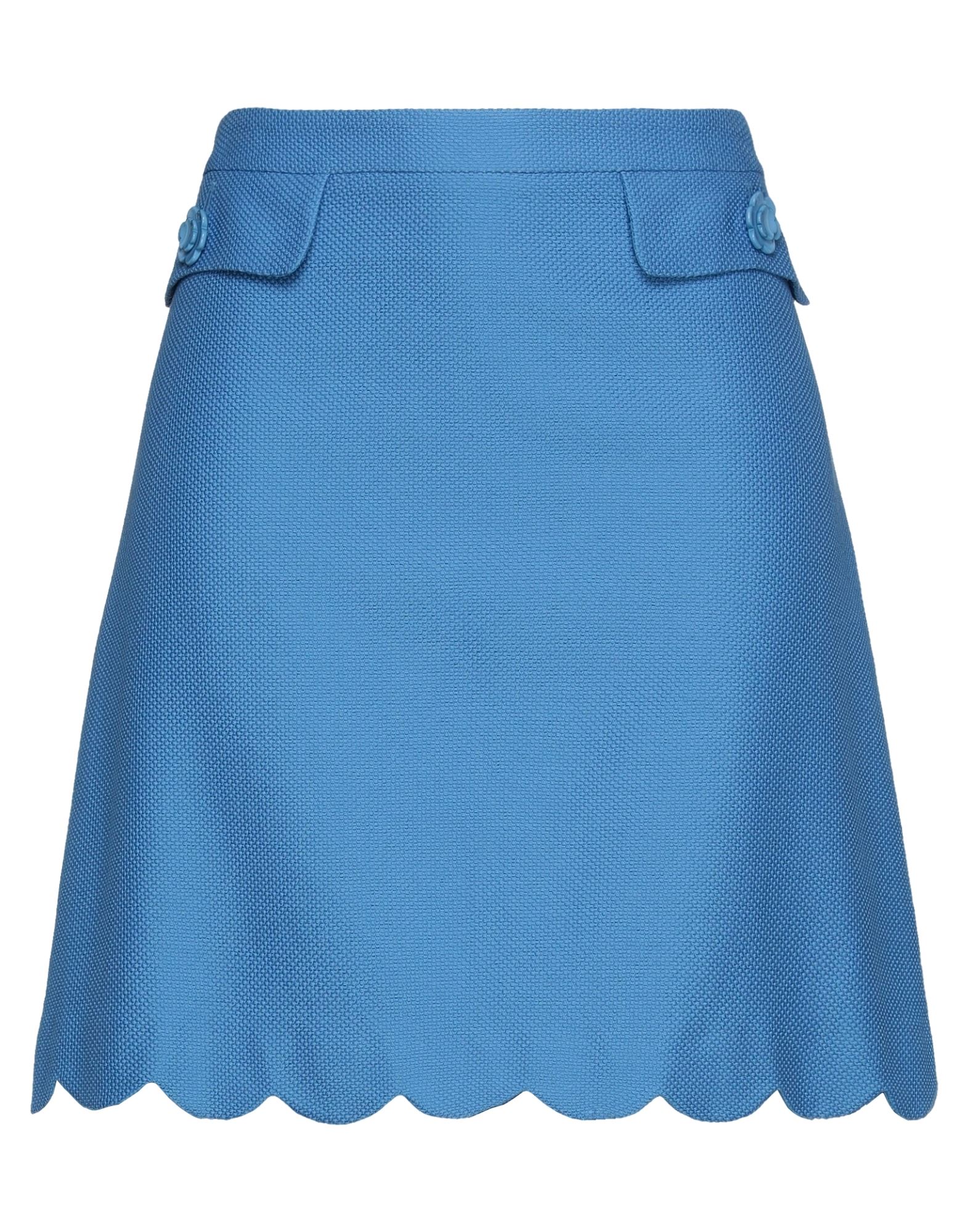 Maison Common Mini Skirts In Azure | ModeSens