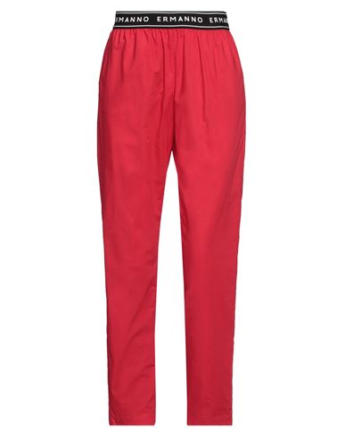 Ermanno Firenze Woman Pants Red Size 4 Cotton, Polyamide, Rubber