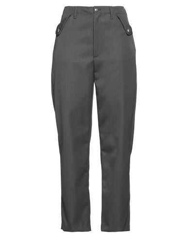 Dondup Woman Pants Lead Size 8 Polyester, Wool In Grey