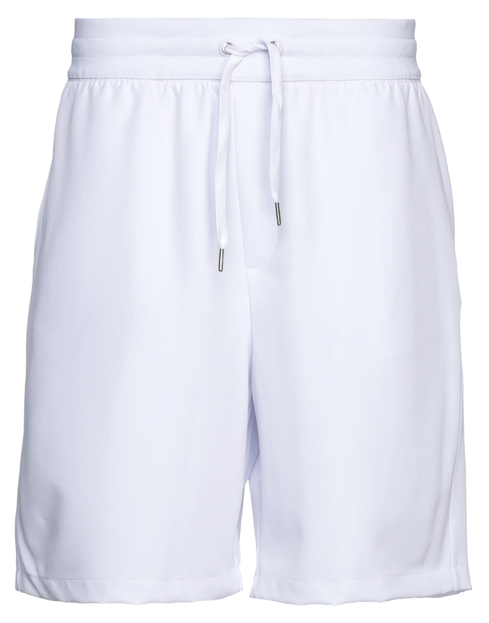 Armani Exchange Man Shorts & Bermuda Shorts White Size S Polyester, Elastane