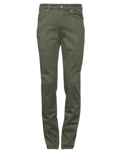 Re-hash Re_hash Man Pants Military Green Size 30 Cotton, Elastane