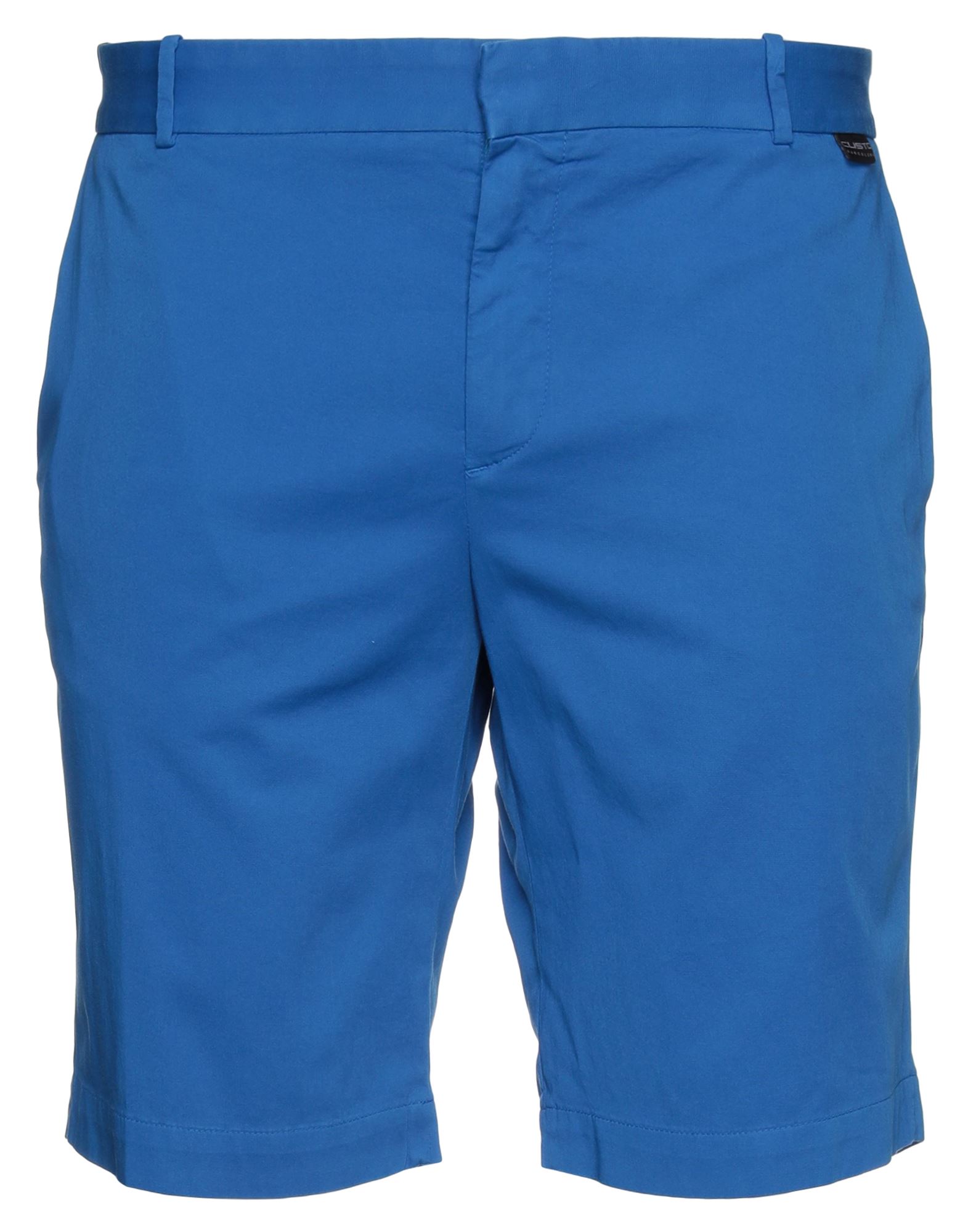 Custo Barcelona Man Shorts & Bermuda Shorts Bright Blue Size 36 Cotton, Elastane