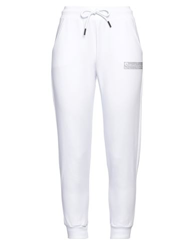 Shop Scervino Woman Pants White Size M Cotton, Elastane