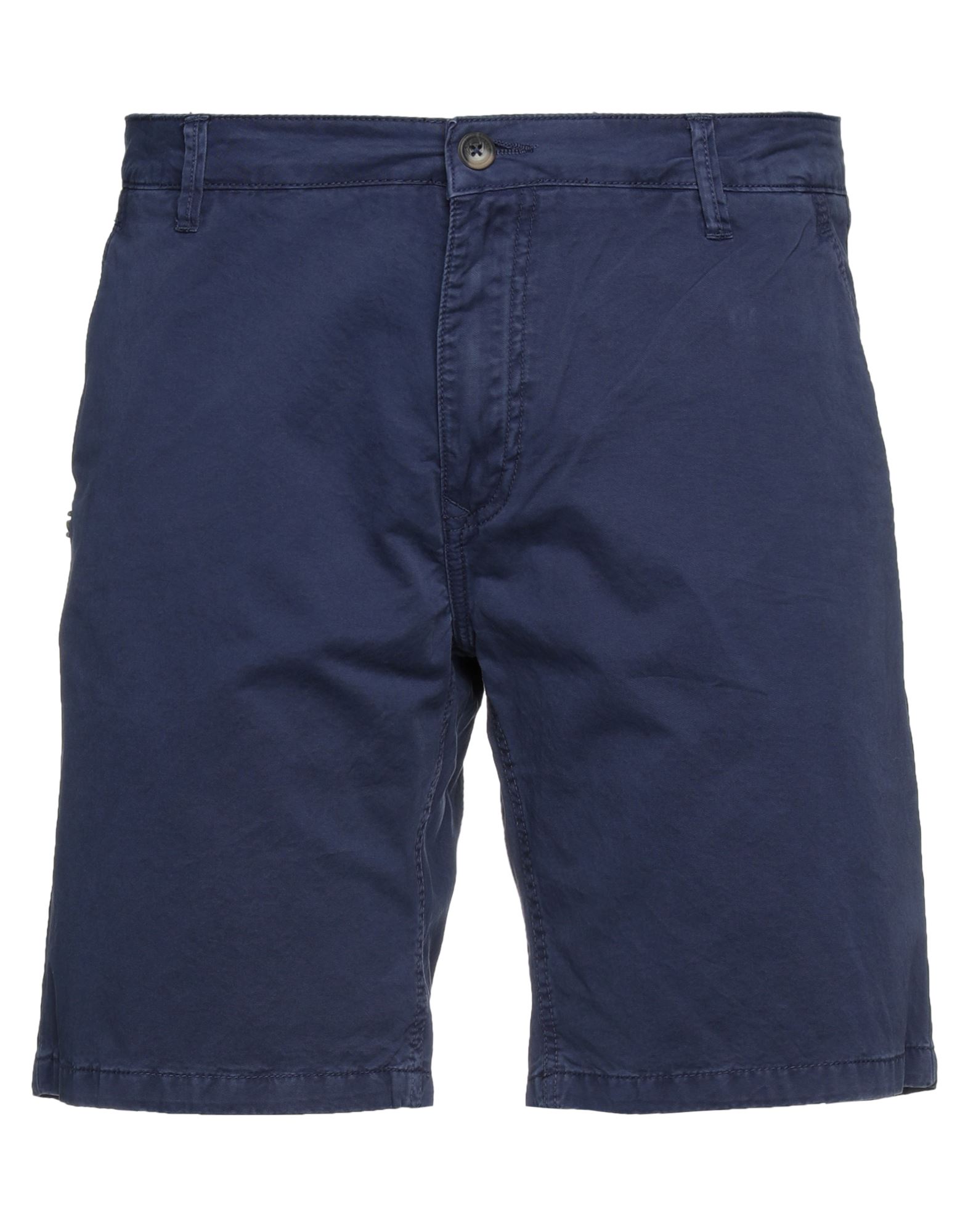 Gaudì Man Shorts & Bermuda Shorts Midnight Blue Size 28 Cotton