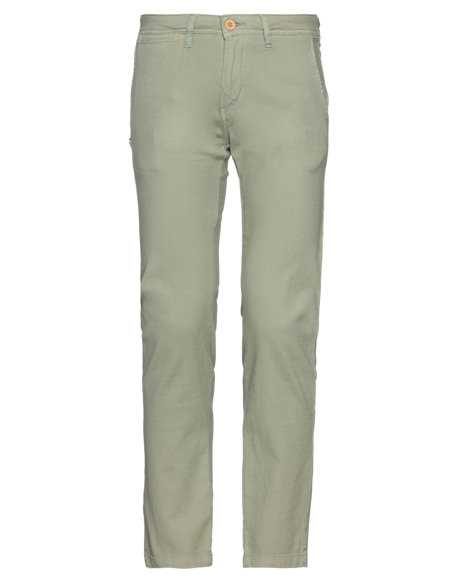 Shop Gaudì Man Pants Sage Green Size 29 Cotton, Elastane