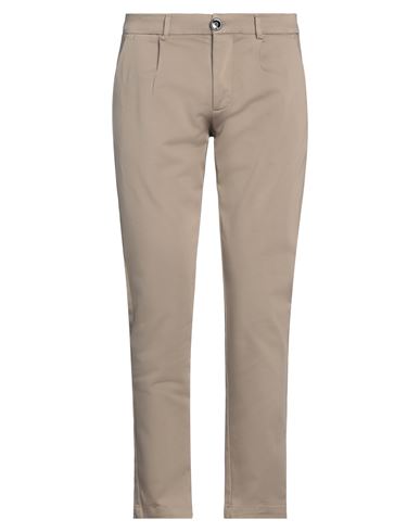 Pmds Premium Mood Denim Superior Man Pants Khaki Size 33 Cotton, Polyamide, Polyester, Elastane In Beige