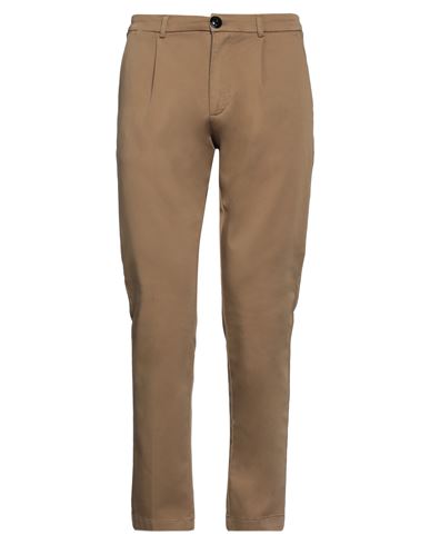 Pmds Premium Mood Denim Superior Man Pants Camel Size 32 Cotton, Polyamide, Polyester, Elastane In Beige