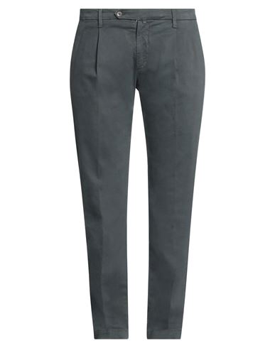 Giampaolo Man Pants Steel Grey Size 38 Cotton, Linen