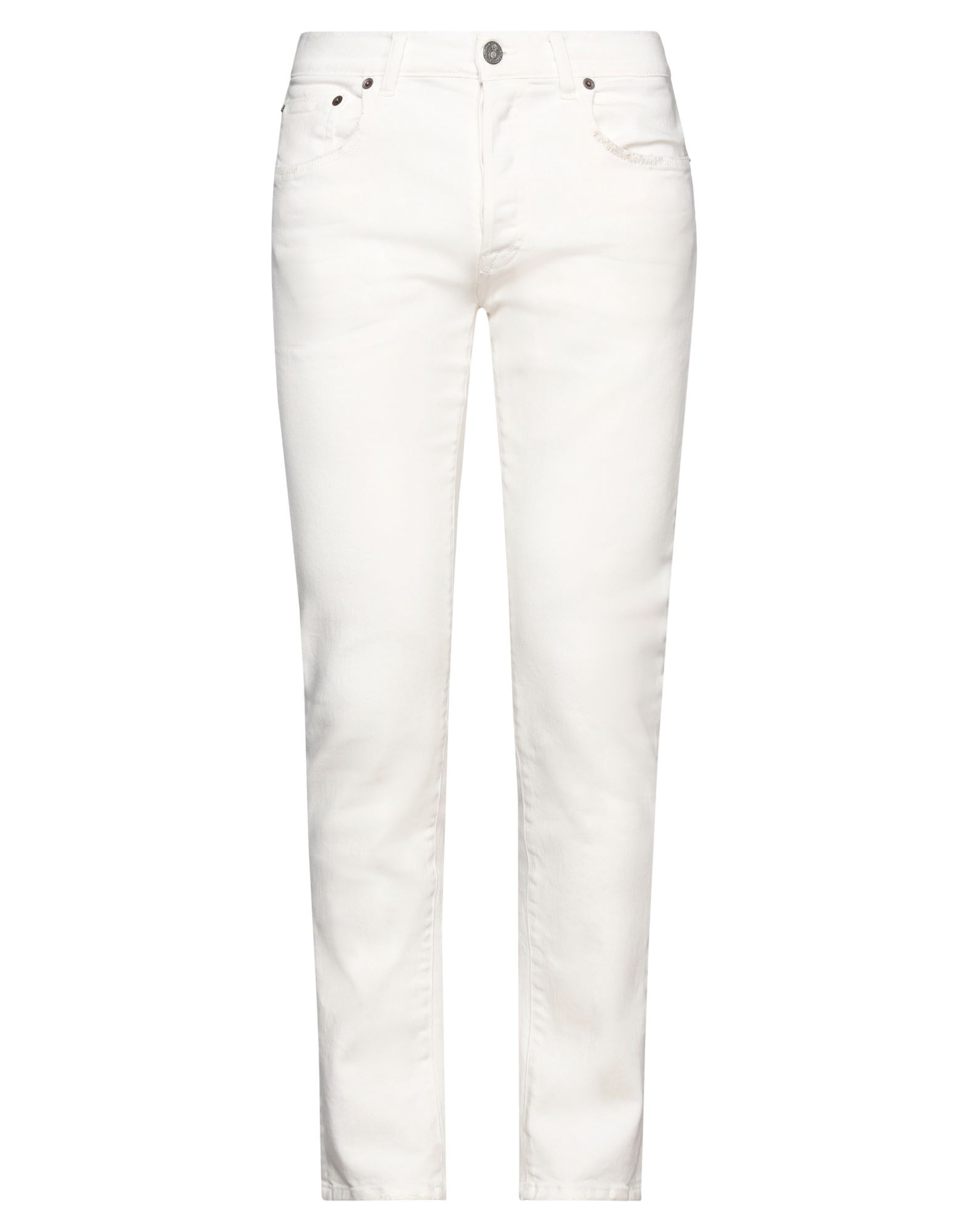 Pmds Premium Mood Denim Superior Man Jeans White Size 33w-32l Cotton, Elastane