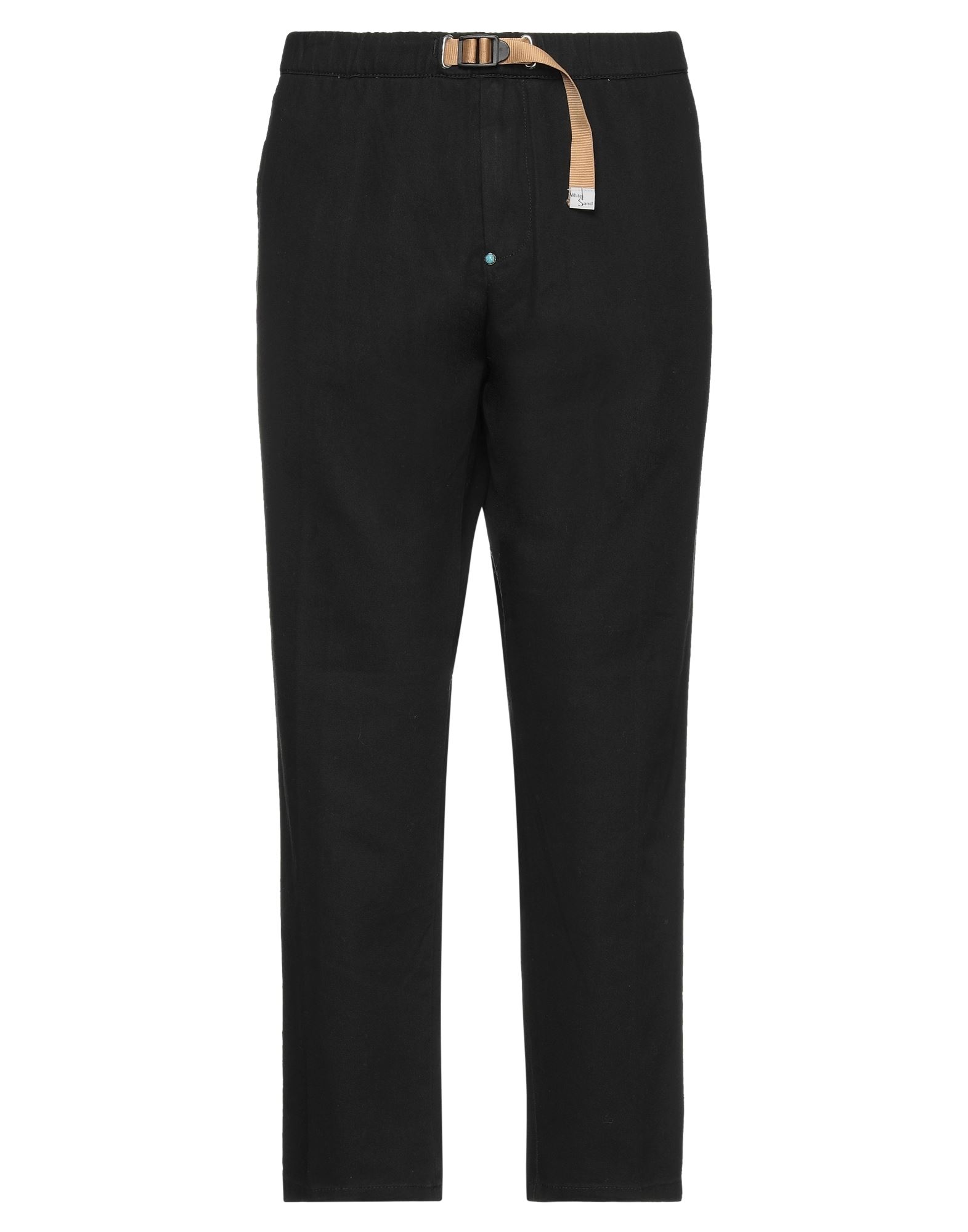 White Sand Pants In Black