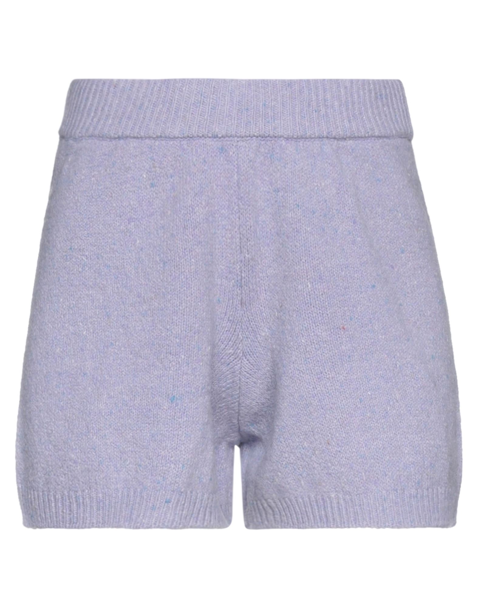 Shop Vicolo Woman Shorts & Bermuda Shorts Light Purple Size Onesize Wool, Polyamide, Elastane