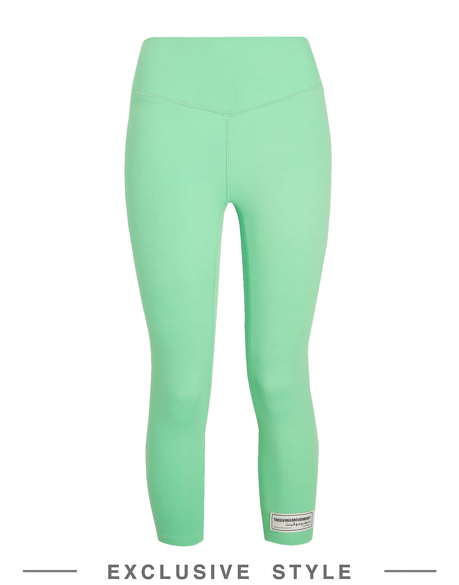 The Giving Movement X Yoox Leggings In Green