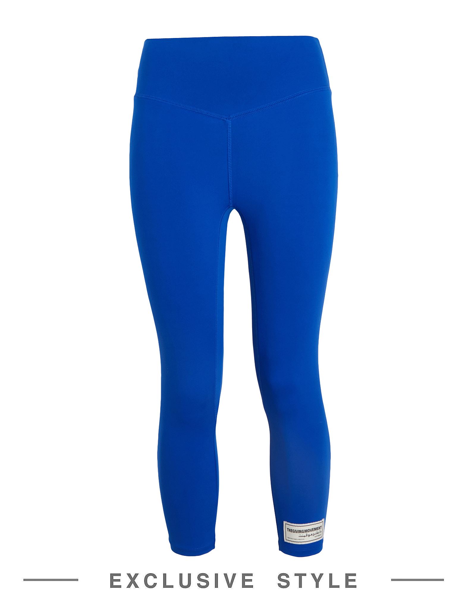 The Giving Movement X Yoox Leggings In Blue