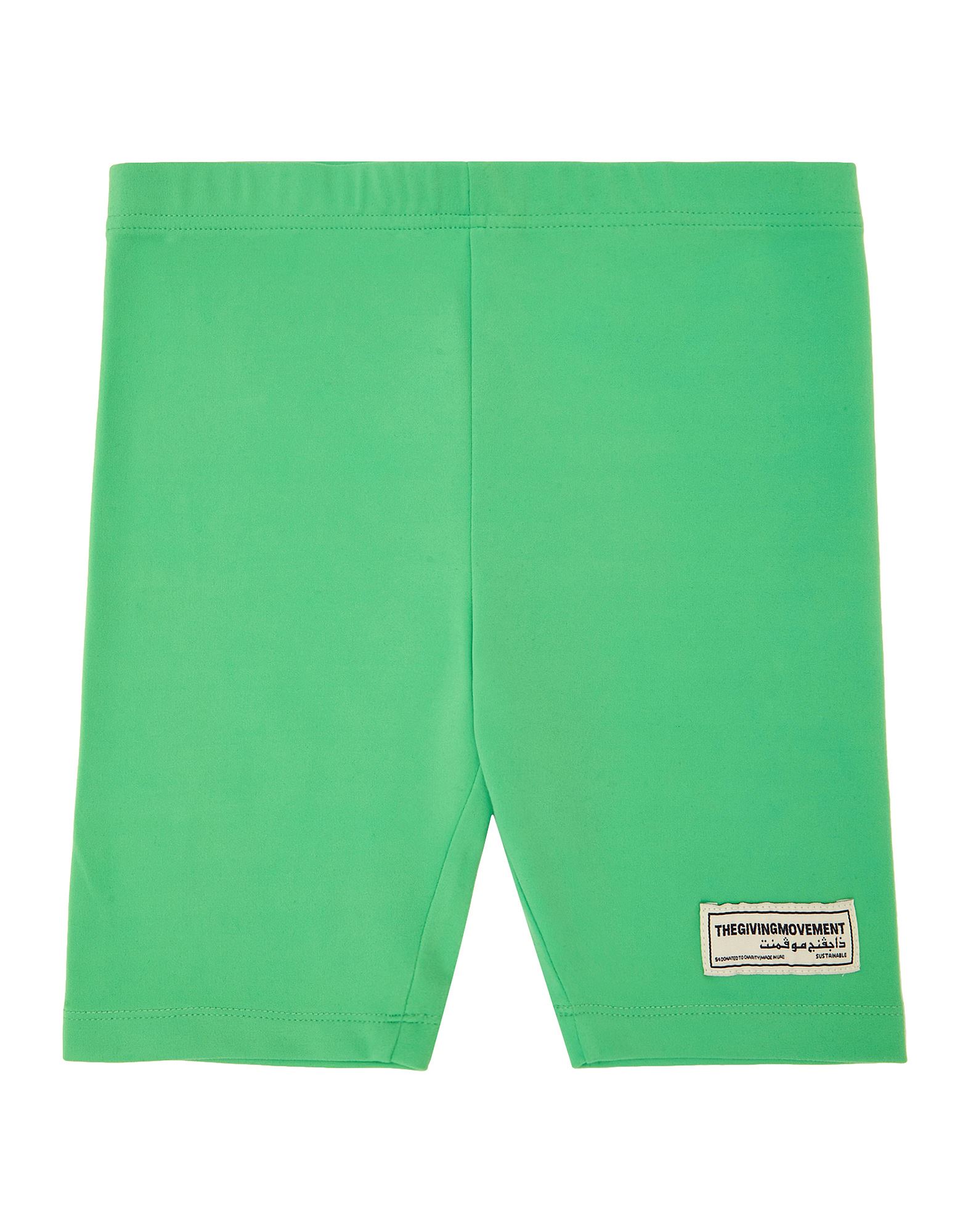 THE GIVING MOVEMENT X YOOX THE GIVING MOVEMENT X YOOX TODDLER GIRL LEGGINGS LIGHT GREEN SIZE 6 RECYCLED POLYESTER, RECYCLED ELA