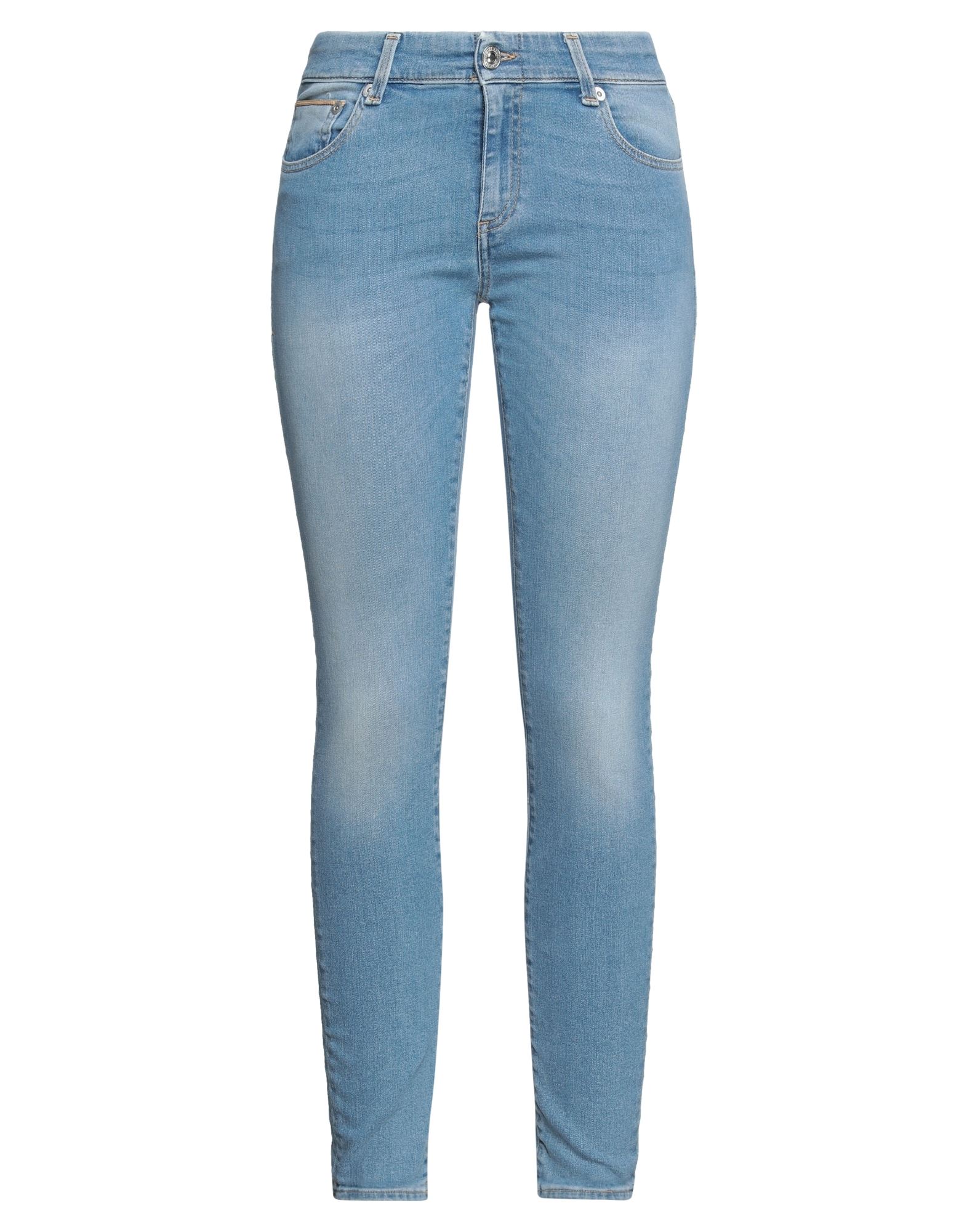 Shop Care Label Woman Jeans Blue Size 27 Cotton, Elastane