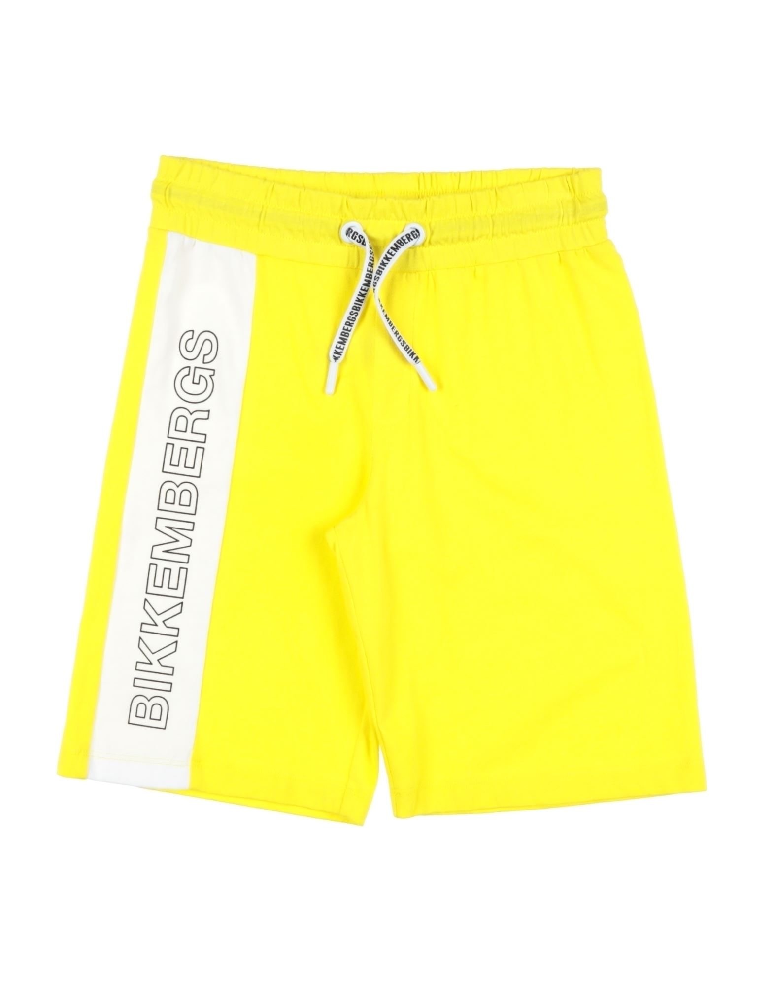 Bikkembergs Kids'  Toddler Boy Shorts & Bermuda Shorts Yellow Size 5 Cotton