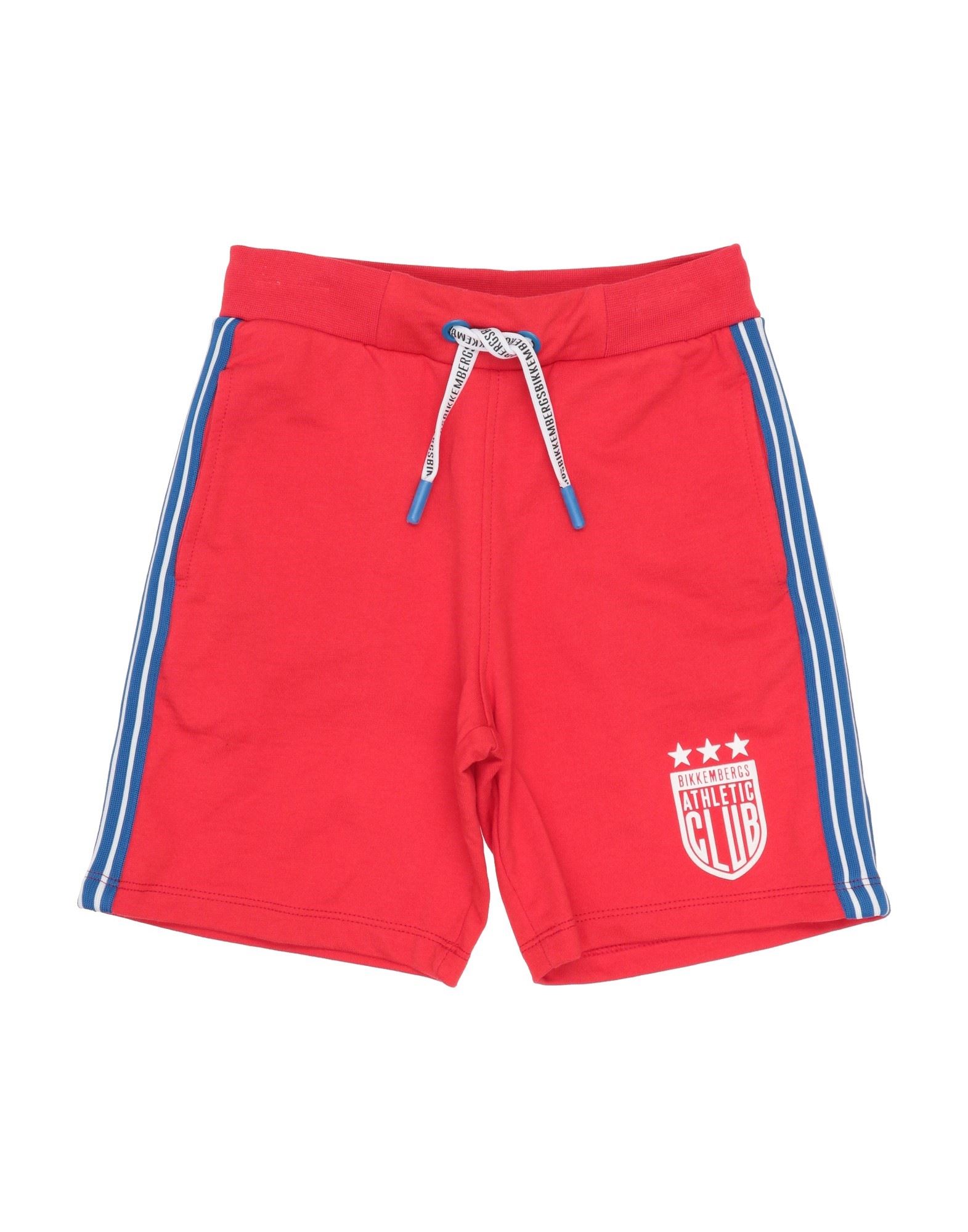 Bikkembergs Kids'  Toddler Boy Shorts & Bermuda Shorts Red Size 5 Cotton