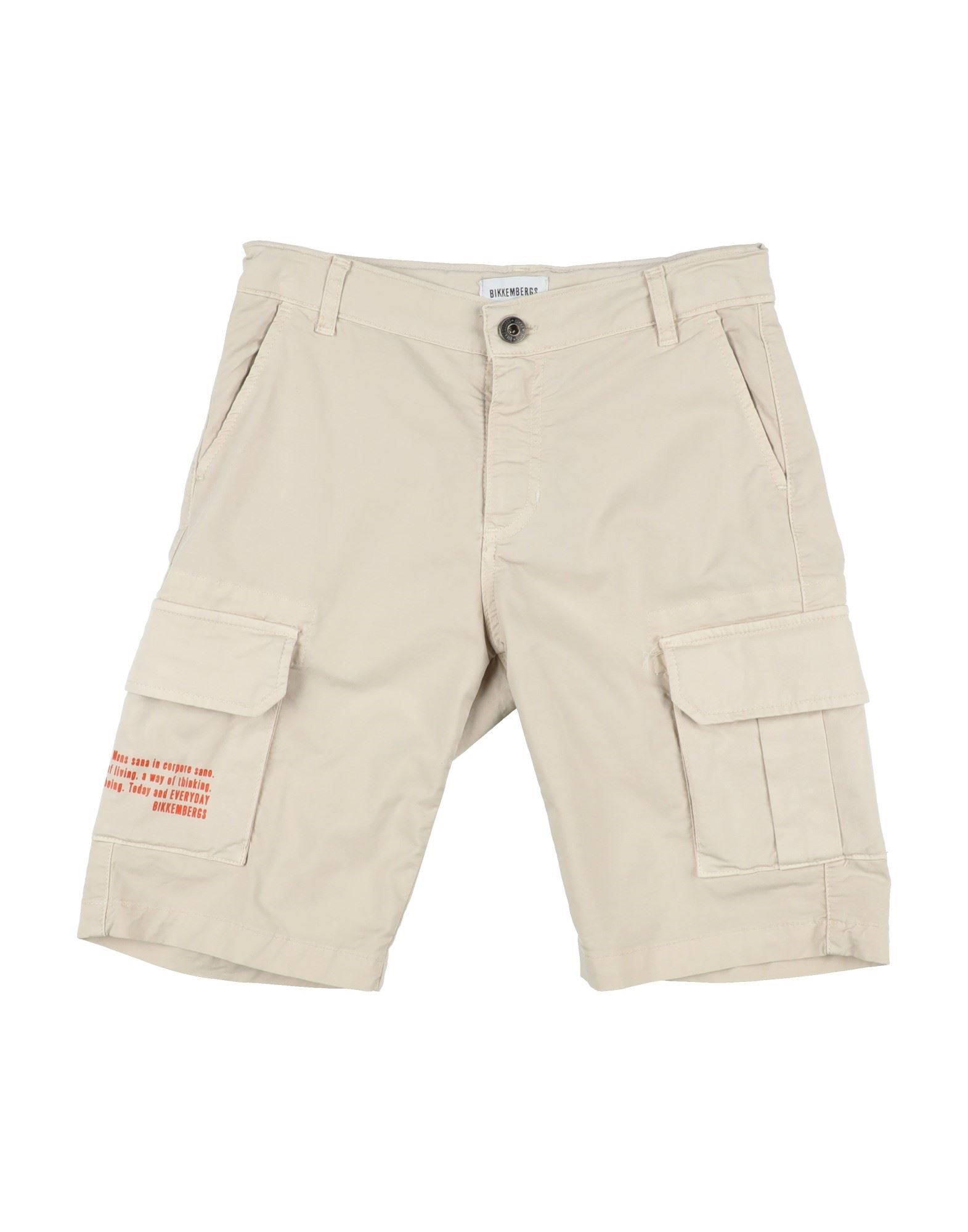 Bikkembergs Kids'  Toddler Boy Shorts & Bermuda Shorts Beige Size 3 Cotton, Elastane