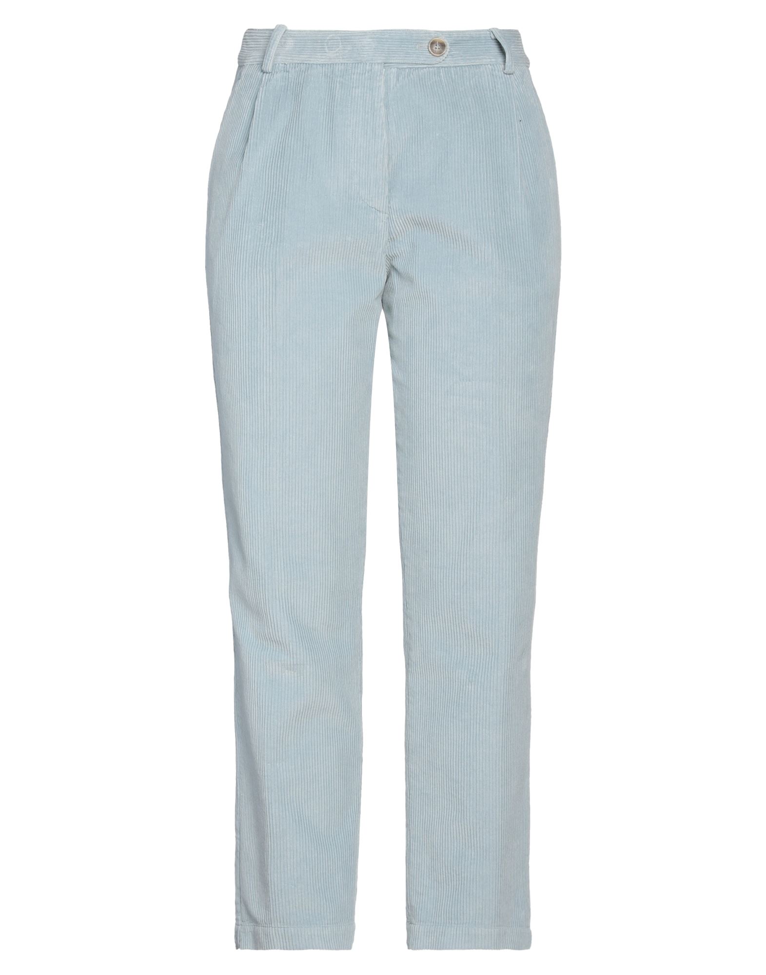 Shop Semicouture Woman Pants Sky Blue Size 10 Cotton