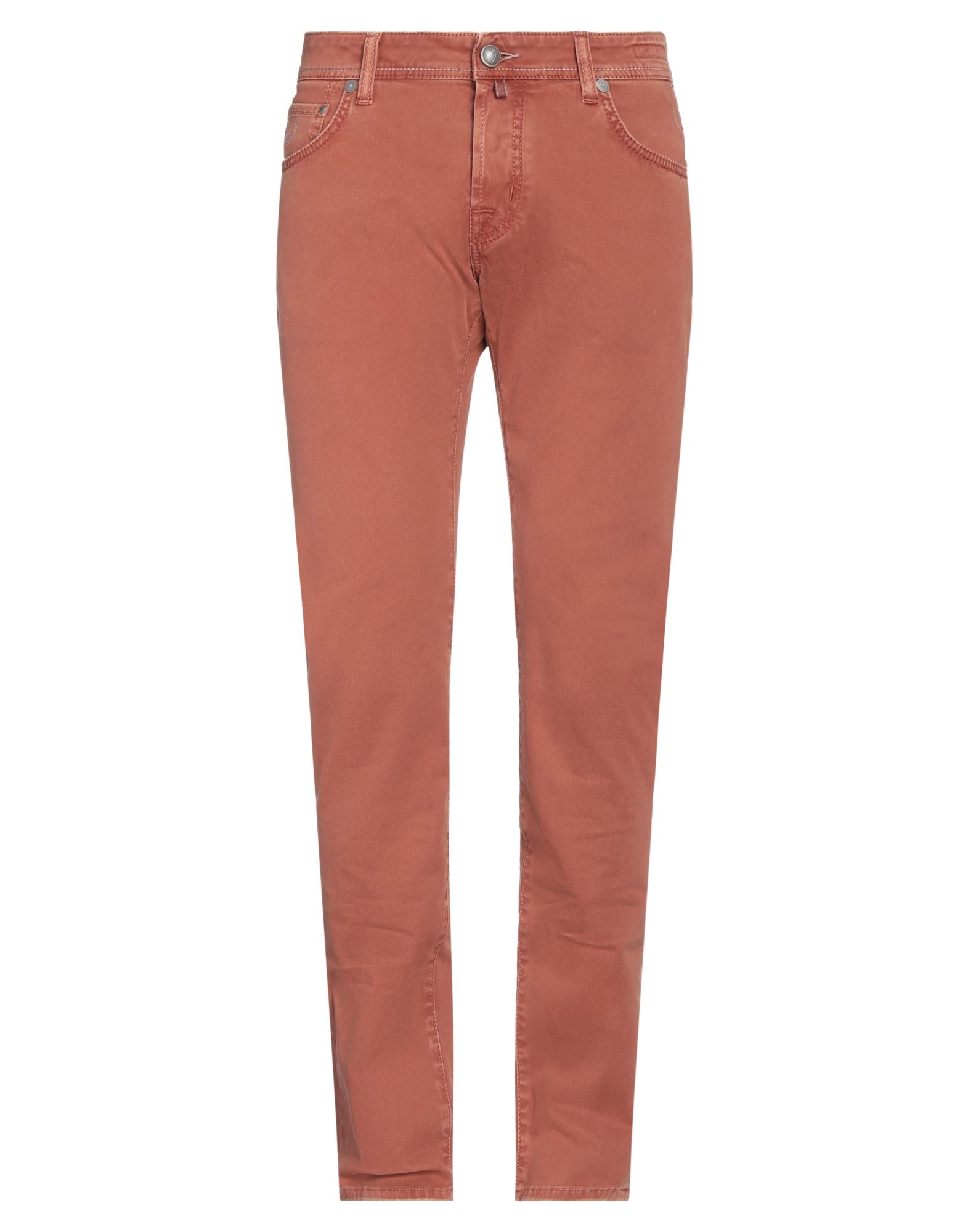 Shop Jacob Cohёn Pants In Rust