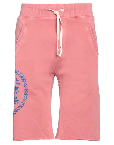Novemb3r Man Shorts & Bermuda Shorts Pastel Pink Size L Cotton