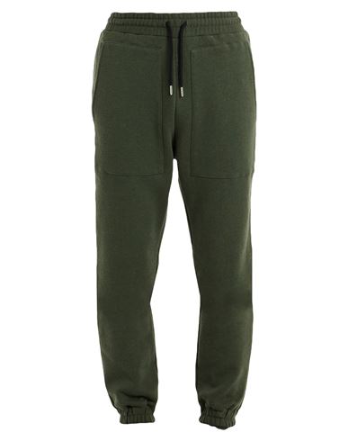 Shop Esemplare Man Pants Dark Green Size M Organic Cotton, Organic Wool