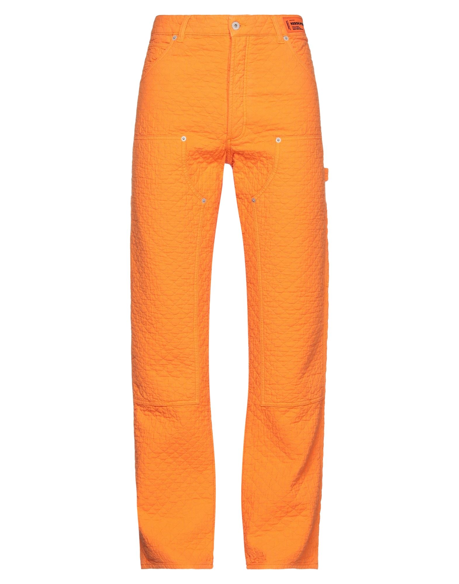 Heron Preston Pants In Orange
