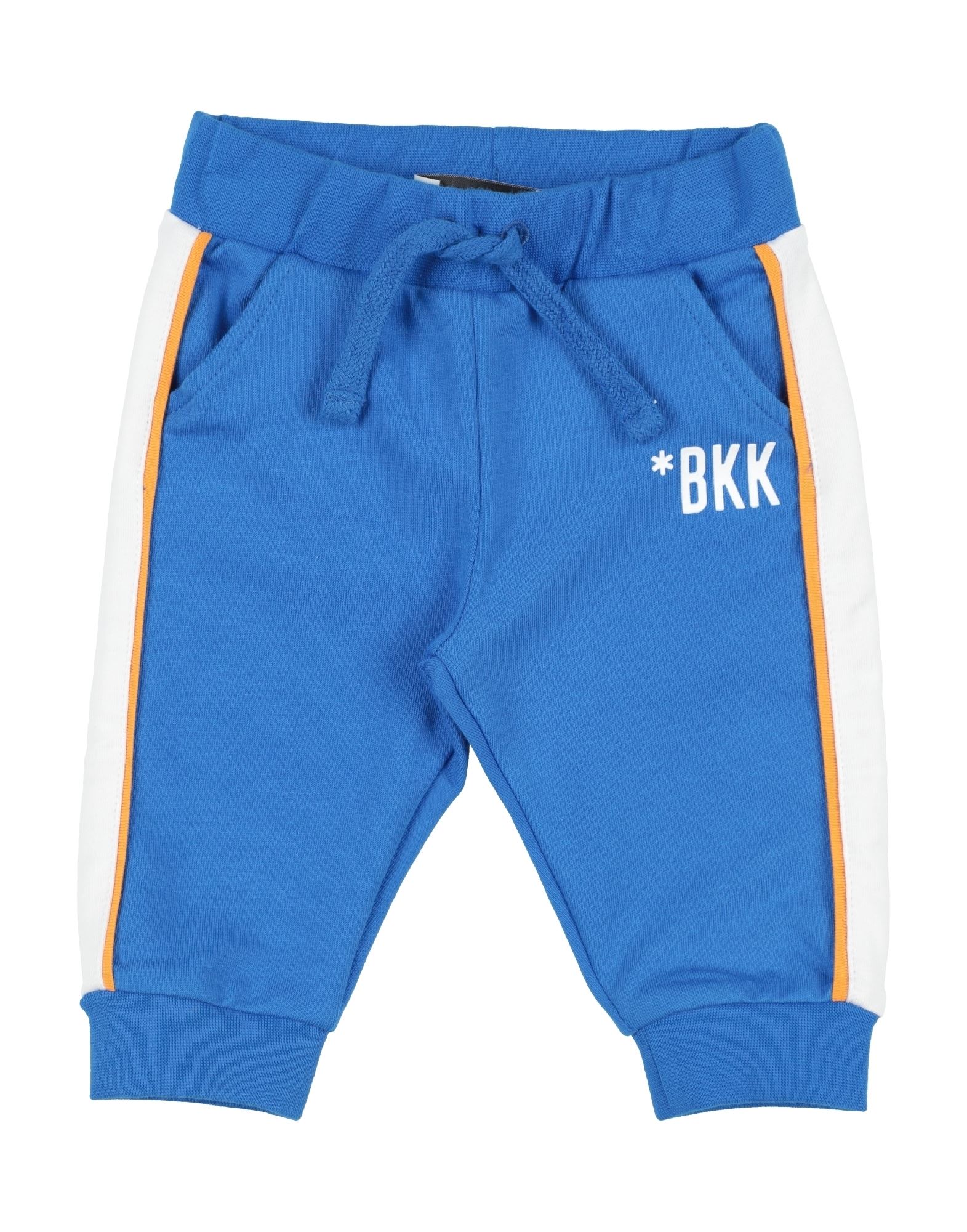 Bikkembergs Kids'  Newborn Boy Pants Bright Blue Size 0 Cotton, Elastane