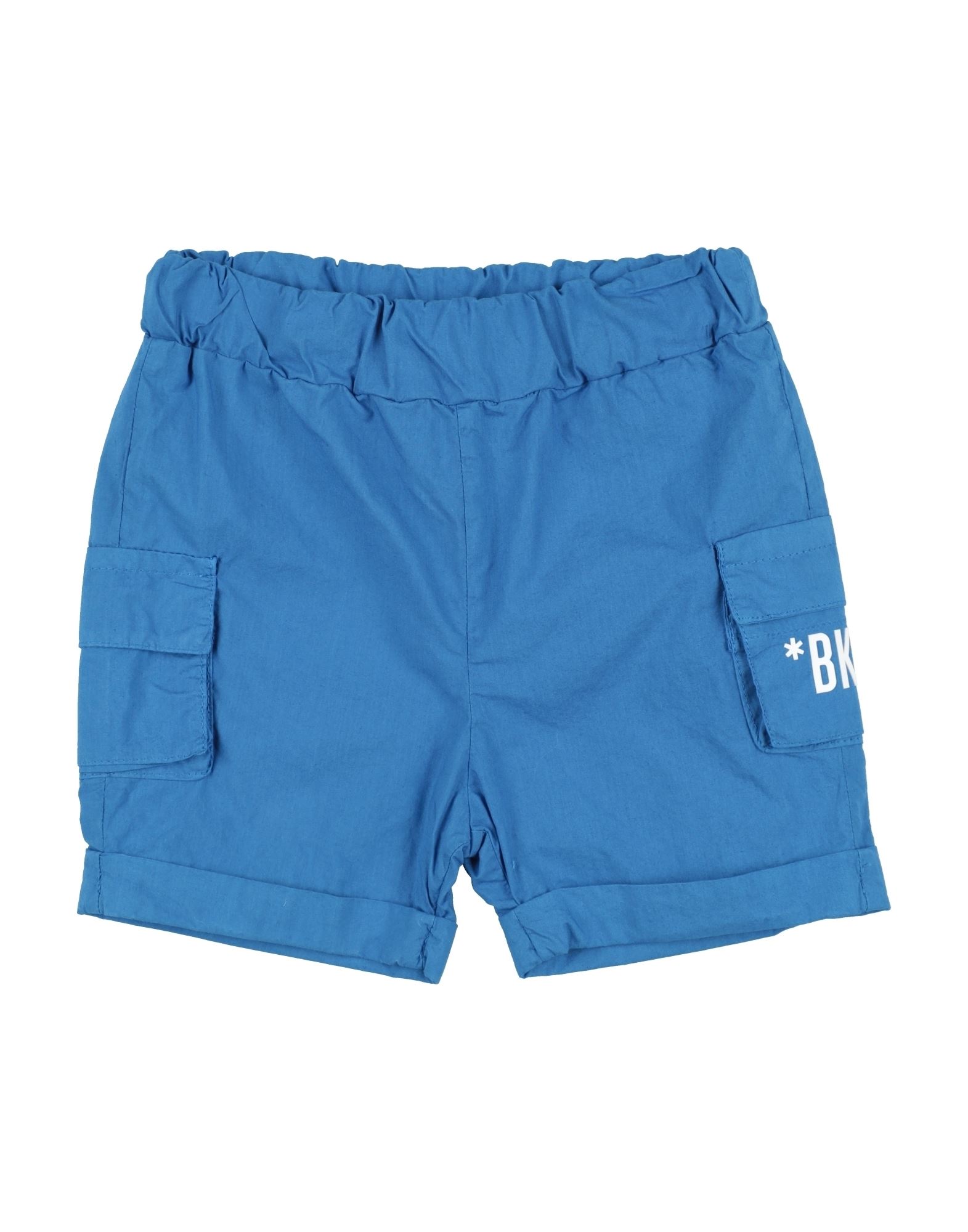 Bikkembergs Kids'  Newborn Boy Shorts & Bermuda Shorts Bright Blue Size 3 Cotton